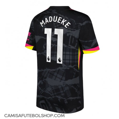 Camisa de time de futebol Chelsea Noni Madueke #11 Replicas 3º Equipamento 2024-25 Manga Curta